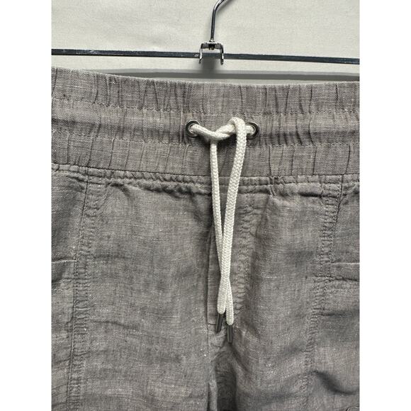 Athleta Cabo Linen 4" Short in Chambray Gray Size 12 - Picture 3 of 10